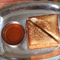 Aakriti का कुकस्नैप जब उन्होंने आलू टोस्ट (aloo toast recipe in Hindi) बनाया था।