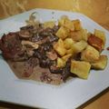 El cooksnap de Evelyn Forlán cuando hizo Lomo en Salsa de Hongos.