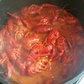 El cooksnap de Mercedes Del Ama Ruiz cuando hizo Cangrejos de río en salsa.