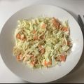 El cooksnap de Valeria Cabrera cuando hizo Ensalada de lechuga repollada, zanahoria mayonesa y ajo.