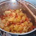 El cooksnap de Andrea Mogrovejo cuando hizo Zapallitos italianos guisados.