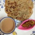 Mitu's Magic's cooksnap of when they made Aloo Paratha.