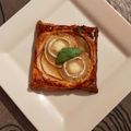 El cooksnap de javigg13 cuando hizo Hojaldres de manzana con queso de cabra y anchoas.