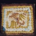 El cooksnap de Montse Farré cuando hizo Tarta de hojaldre con nata y crema pastelera.