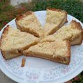 El cooksnap de Natalia cuando hizo Crumble de manzanas y arándanos.