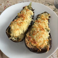 El cooksnap de ÓscarSP cuando hizo *Berenjenas con calabacín al gratín*.