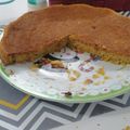 El cooksnap de Andrea Torres cuando hizo Torta de ahuyama con queso y bocadillo.