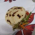 El cooksnap de Carina cuando hizo Arepas.