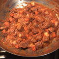 El cooksnap de Eduardo Mendes cuando hizo Carne guisada.