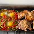 El cooksnap de Marisa Carrillo cuando hizo Costillitas de cerdo a la riojana en Planchetta.