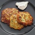 Szabina Mánya Cooksnap-ja, amikor elkészítette a(z) Sajtos-cukkinis lapcsánka / tócsni receptet.