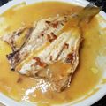 El cooksnap de Ana cuando hizo Dorada en salsa de cítricos Aroha 🍊🍋, con surimi.