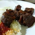 Cooksnap dari afrida nufa untuk resep Daging sapi gongso / sate goreng