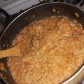 El cooksnap de Isis Malone cuando hizo Guiso de arroz con pollo.