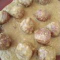 El cooksnap de Sandra cuando hizo Albóndigas con salsa de almendras.