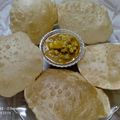 Suparna Bhattacharya's cooksnap of when they made লুচি ছোলার ডাল (luchi cholar daal recipe in bengali).
