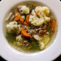 Mónika Gyurászné Cooksnap-ja, amikor elkészítette a(z) Karfiolleves darált hússal gluténmentesen receptet.