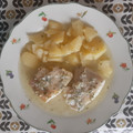 El cooksnap de Marta Ramos Márquez cuando hizo Bacalao al horno con patatas.