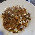 El cooksnap de Laura Alfaro cuando hizo Pasta con Soja (receta muy fácil).