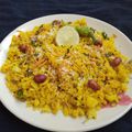 Monali Dattani का कुकस्नैप जब उन्होंने कांदा पोहा (kanda poha recipe in Hindi) बनाया था।
