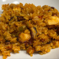 El cooksnap de Marta cuando hizo Arroz con pulpo y calabaza.