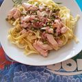 Bazsó Beatrix Cooksnap-ja, amikor elkészítette a(z) Mézes mustáros csirkemelles tagliatelle🍜 receptet.