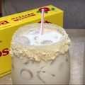 El cooksnap de Ashley Contreras cuando hizo Agua de mazapán.