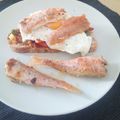 El cooksnap de Laura López Cuesta cuando hizo Tosta de filetes de salmonete frito con pisto.