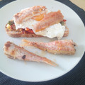 El cooksnap de Laura López Cuesta cuando hizo Tosta de filetes de salmonete frito con pisto.