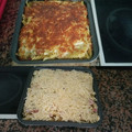 El cooksnap de Antonio Gomez cuando hizo Pasta tiburón a los cuatro quesos con champiñones gratinada.