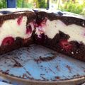 Сooksnap від Юлія Ціцька, який(а) приготував(ла) Пиріг, який підкорить ваші серця/Шоколадно-сирний пиріг з вишнями/Смачна випічка для чаю.