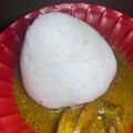 Ayshat Adamawa(U. Maduwa)'s cooksnap of when they made Tuwo semolina miyan kubewa.
