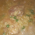 El cooksnap de Mika Noguera cuando hizo Arroz con pollo y azafrán.