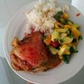 El cooksnap de Dubier Castaño Lopez cuando hizo Pollo en salsa de maracuyá.
