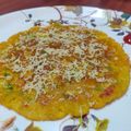 Neelam Gupta का कुकस्नैप जब उन्होंने वेजिटेबल चीला (vegetable Chilla recipe in Hindi) बनाया था।