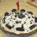 El cooksnap de Cuata Tere cuando hizo Bizcocho de Oreo.