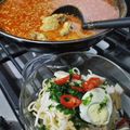 Cooksnap Iskandar My semasa beliau membuat Mi Kari Chef Hanieliza.