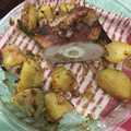 El cooksnap de Ruth Acosta cuando hizo Carré de cerdo relleno.