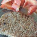 El cooksnap de Charli Sanchez cuando hizo Hamburguesas de soja texturizada.
