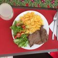 El cooksnap de Angela Cervantes cuando hizo Arroz de zanahoria.