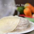 Cooksnap Sesimple Loralin semasa beliau membuat Kulit popia.