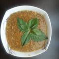کوک اسنپ Sahar بعد از امتحان کردن سوپ عدس و قارچ.
