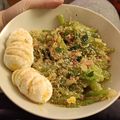 El cooksnap de Daniel González cuando hizo Borrajas con huevos y jamón de Teruel.