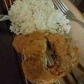 El cooksnap de Esther De Jesus cuando hizo Pechugas rellenas con salsa de chipotle.