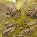 Cooksnap από Irene Pag στη συνταγή Κρασάτο κοτόπουλο με μανιτάρια στο φούρνο και πατάτες κυδωνάτες