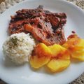El cooksnap de Magaly Pella de Cálamo cuando hizo Chuletas de cerdo caramelizadas.