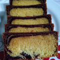 Cooksnap dari Vivin Sugiana~LOVIS CAKE untuk resep Condensed milk pound cake (Marble)
