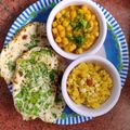 Noopur का कुकस्नैप जब उन्होंने कढ़ाई छोले और बटर नान (Kadai chole aur butter naan recipe in Hindi) बनाया था।