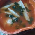 El cooksnap de Nasgar cuando hizo ✨Sopa de papa y espinacas ✨.