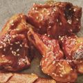 Cooksnap Ziana Chesaad semasa beliau membuat Ayam Goreng Korea.